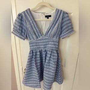 Blue and White Lulus Dress